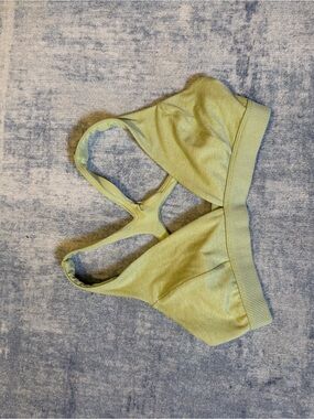 Alo Light Green Racerback Sports Bra